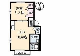 文化の森駅 徒歩29分 2階の物件間取画像